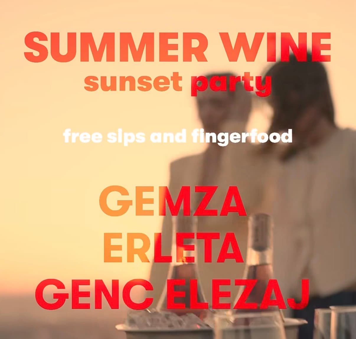 SUMMER WINE - SUNSET PARTY